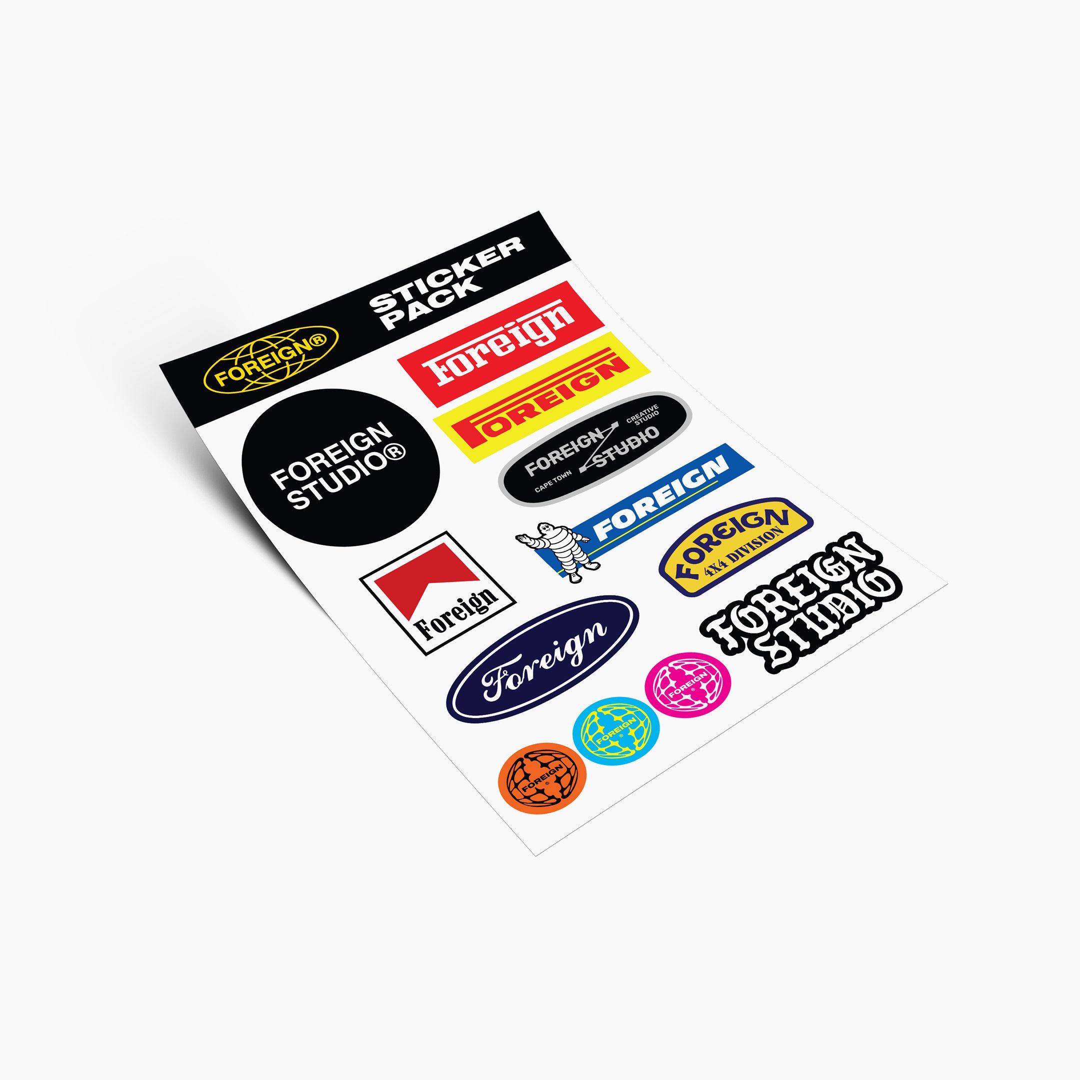 FOREIGN STICKER PACK